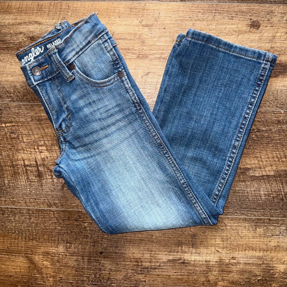 Wrangler Retro Boy's Relaxed Boot Cut Jean Greeley 6 SLIM EUC